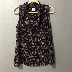CAbi Venus top Blouse drape  cowl Neck